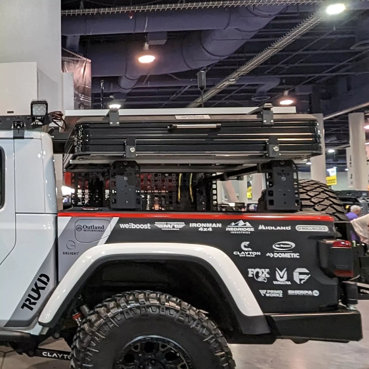 TRUKD Overlander Bed Rack Configuration