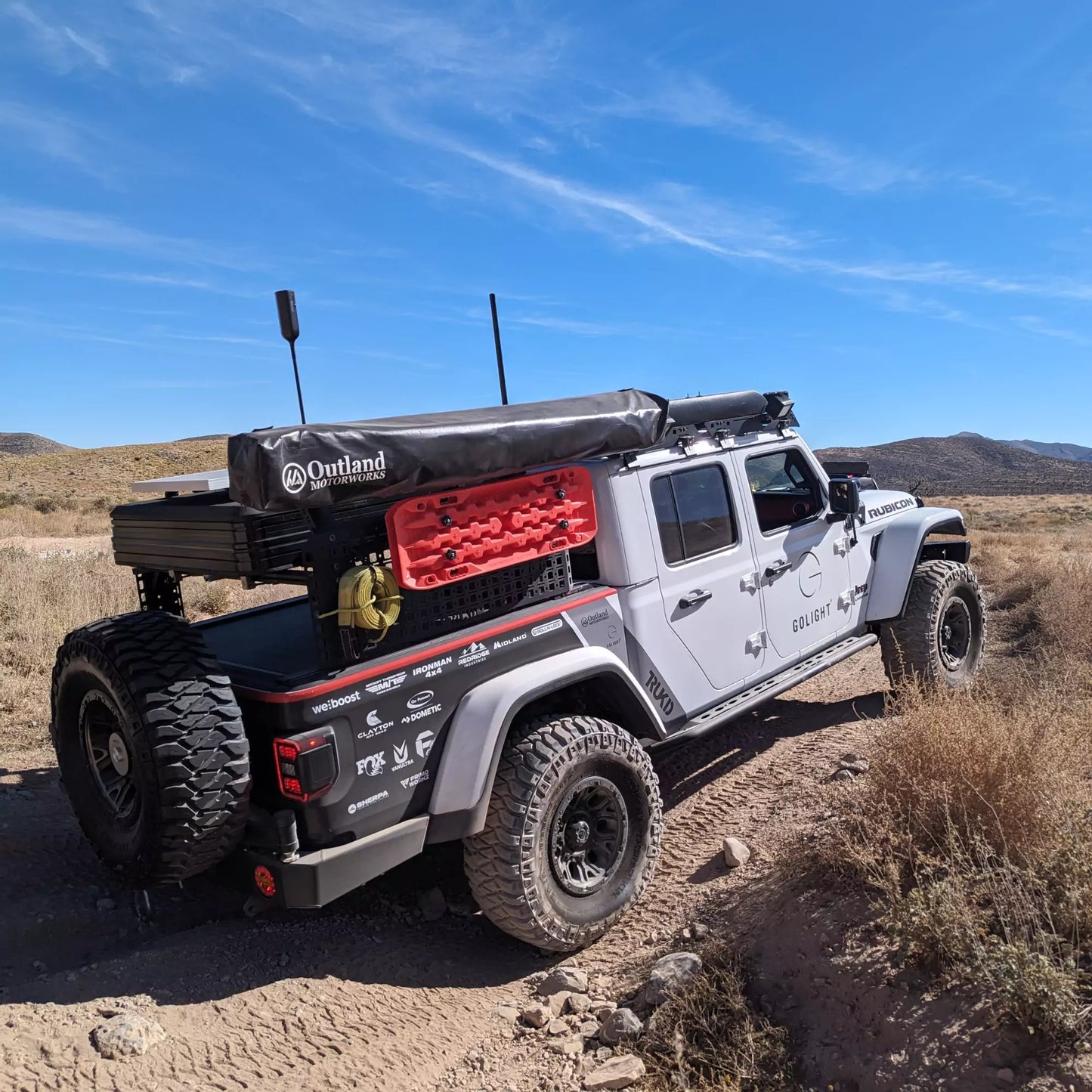 TRUKD Overlander Bed Rack Configuration
