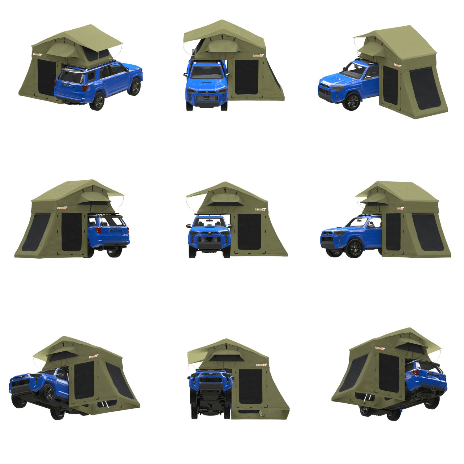 23ZERO Rooftop Tent Annex Annex for Walkabout RTT | Rooftop Tent Annex | 23ZERO