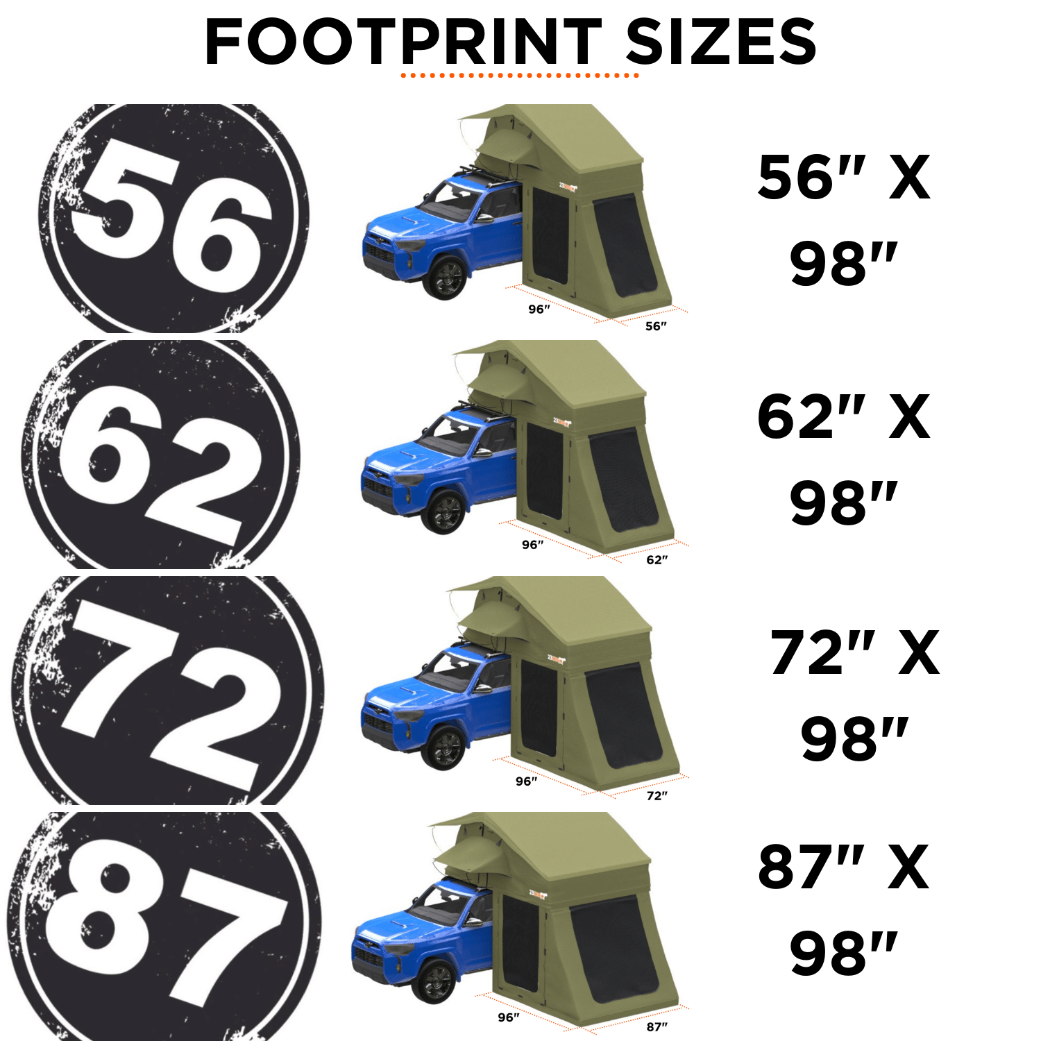 23ZERO Rooftop Tent Annex Annex for Walkabout RTT | Rooftop Tent Annex | 23ZERO