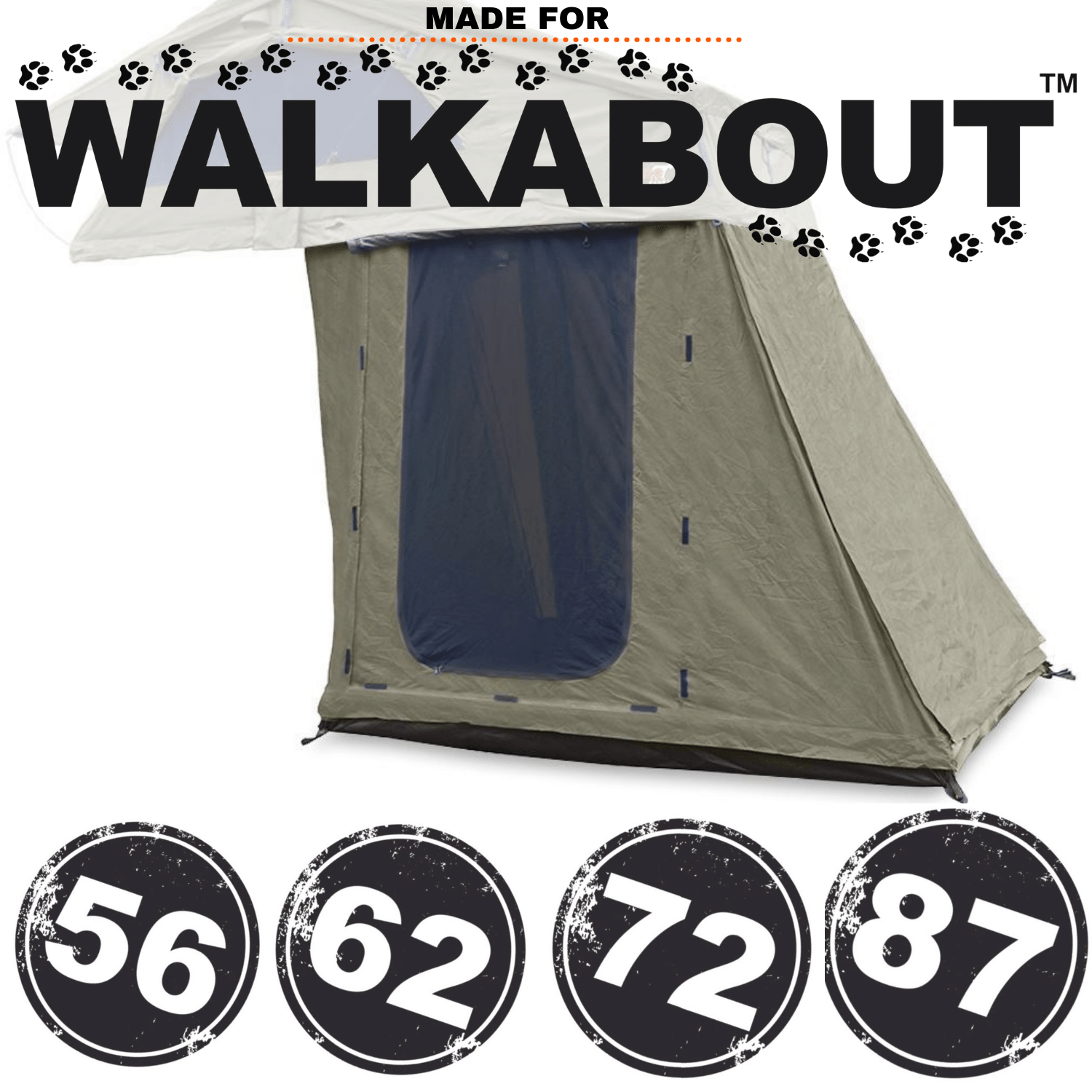 23ZERO Rooftop Tent Annex Annex for Walkabout RTT | Rooftop Tent Annex | 23ZERO