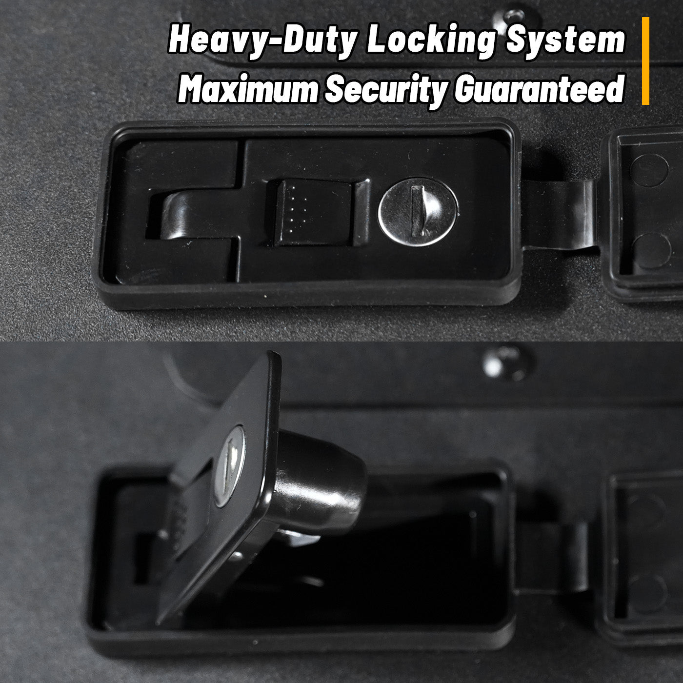 OPENROAD Truck Cap with Full Wing Doors, Extra-Large Storage, and LED Brake Light