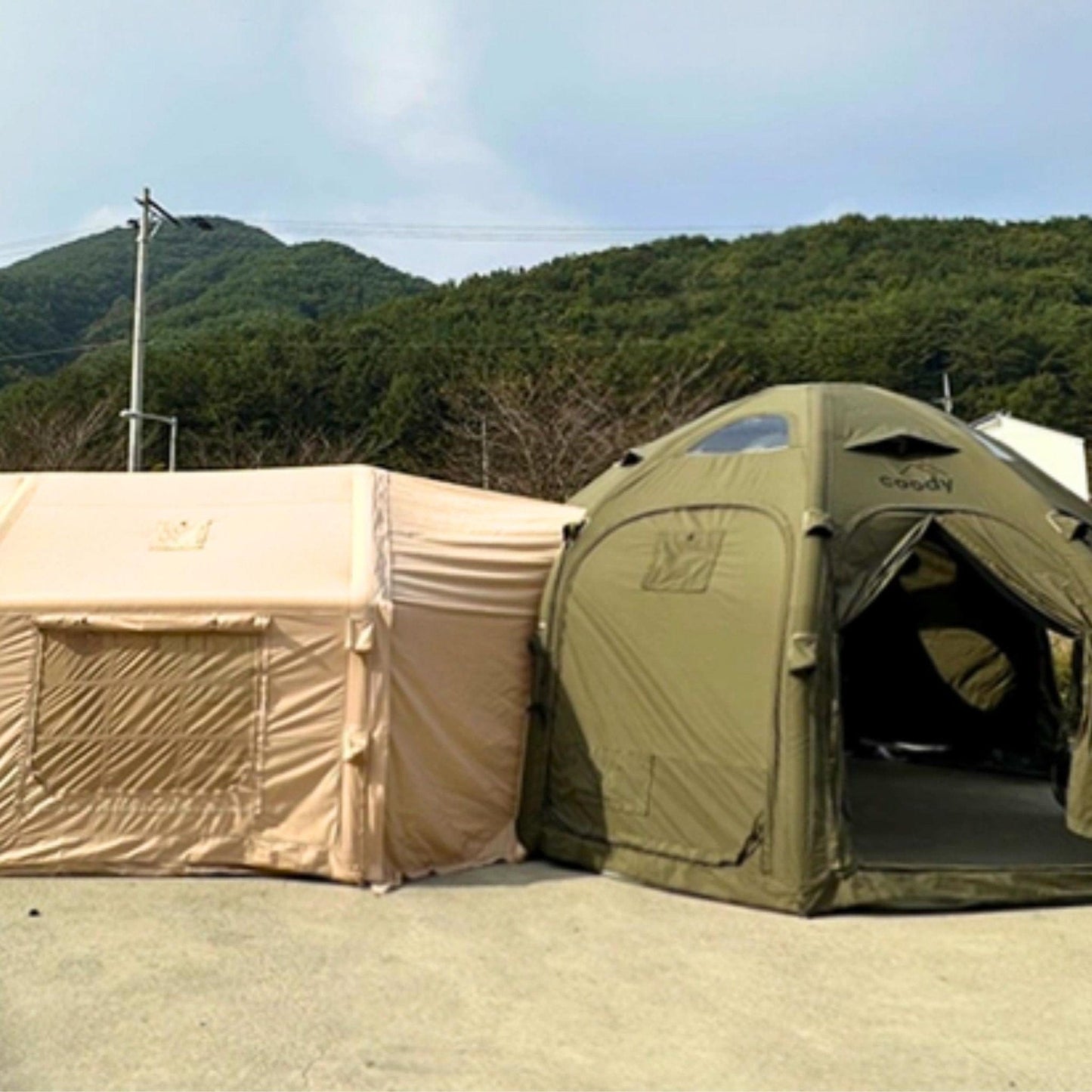 Coody Connector Aurora Dome-to-Tent(17.2, 13.6, Hub, 10)- Beige