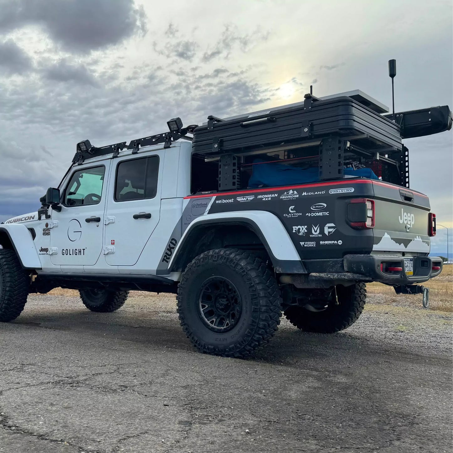 TRUKD Overlander Bed Rack Configuration