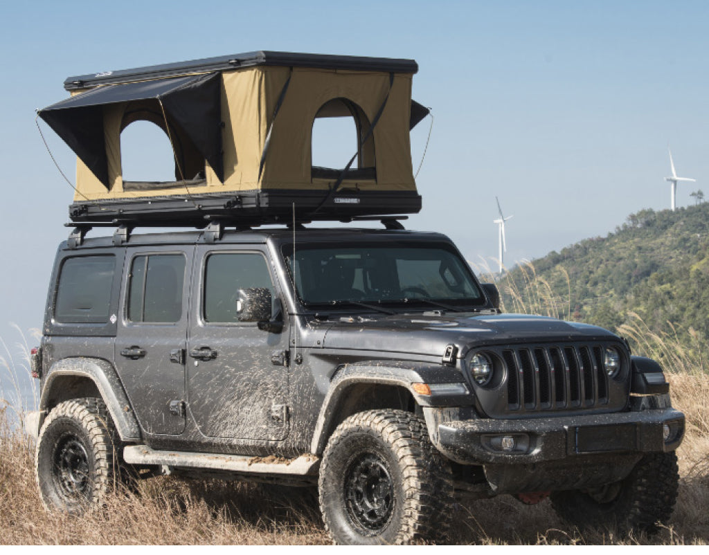 aluminum roof top tent Roveroll Aluminum Shell Pop-Up Roof Top Tent
