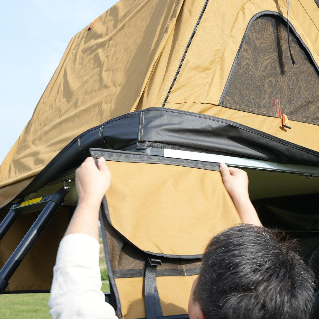 Naturnest Andromeda | Khaki | Soft Shell Roof Top Tent