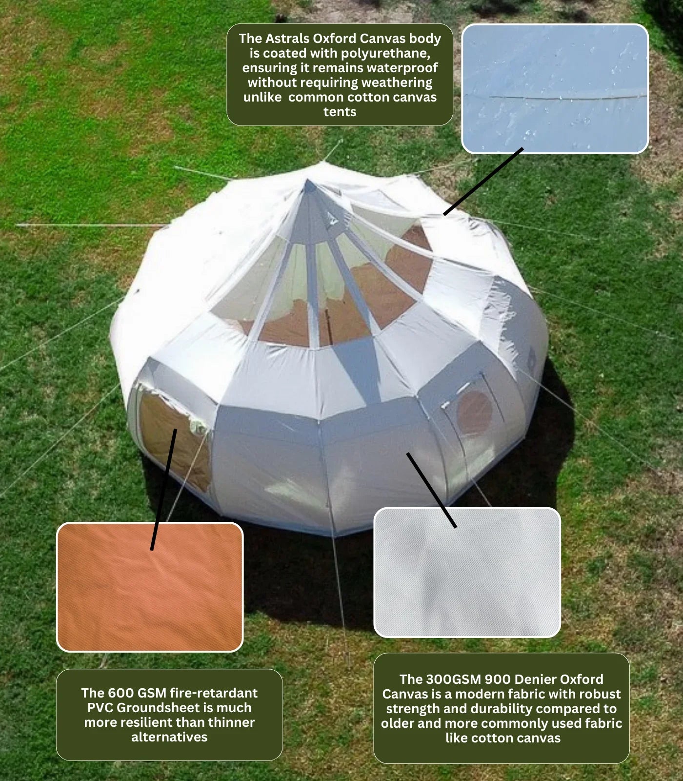 Astral Luxury Glamping Tents from Wilderness Resource