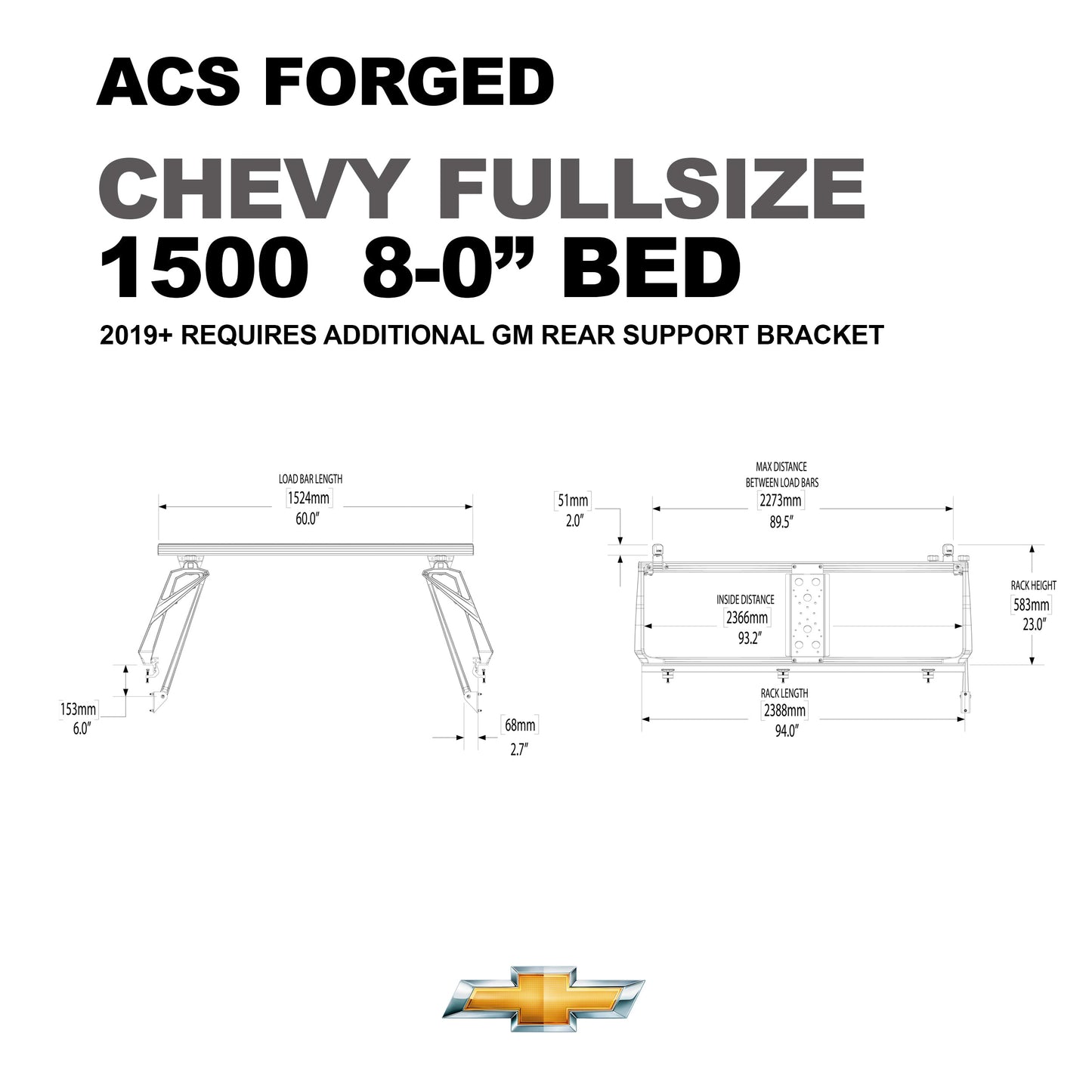 Leitner Designs ACS FORGED | Active Cargo System For Chevrolet