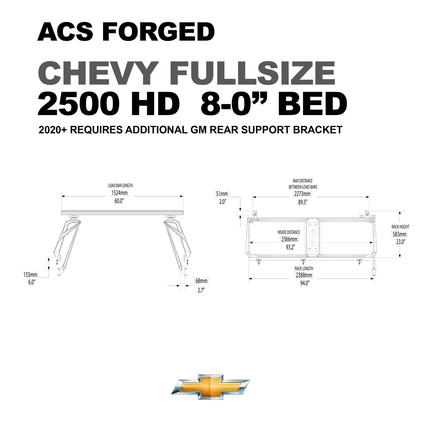 Leitner Designs ACS FORGED | Active Cargo System For Chevrolet