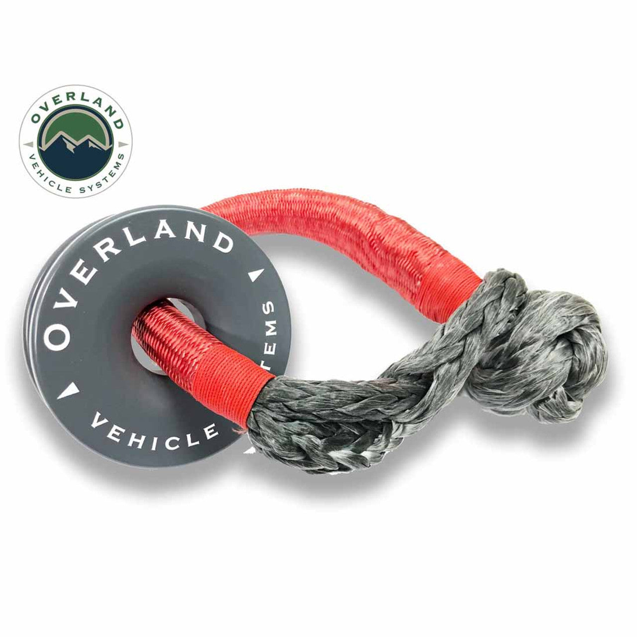 Overland Vehicle Systems Combo Kit Soft Shackle 7/16" 41,000 lb. and Recovery Ring 4.0" 41,000 lb