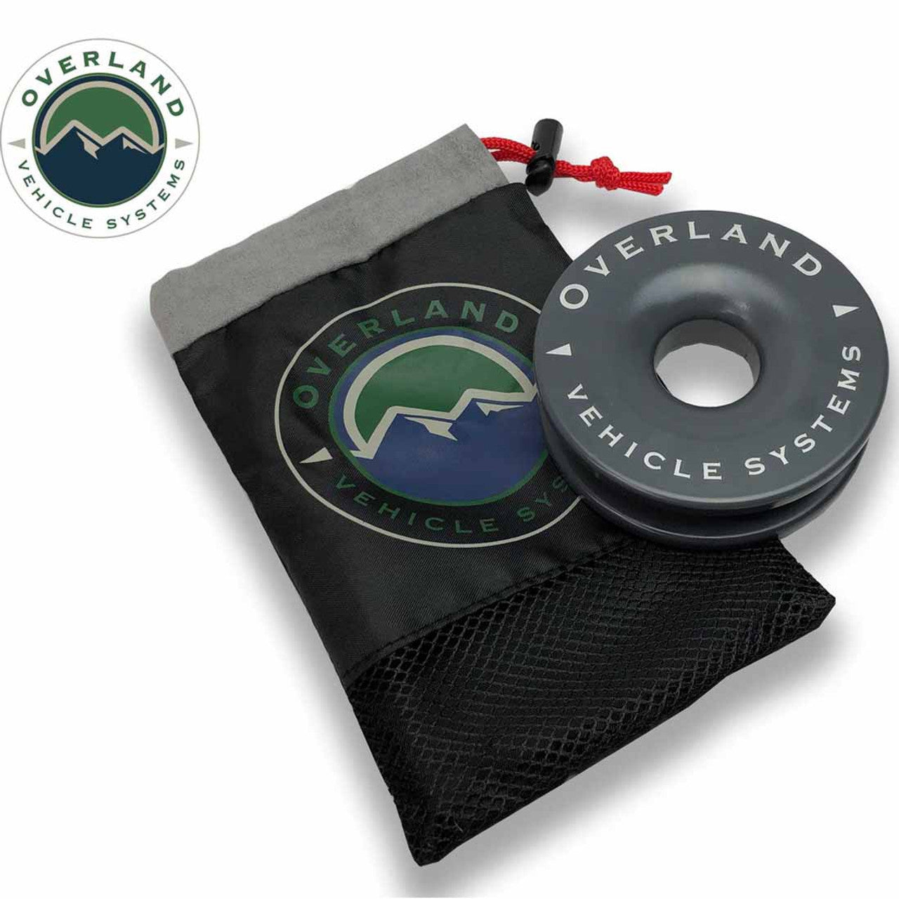 Overland Vehicle Systems Combo Kit Soft Shackle 7/16" 41,000 lb. and Recovery Ring 4.0" 41,000 lb