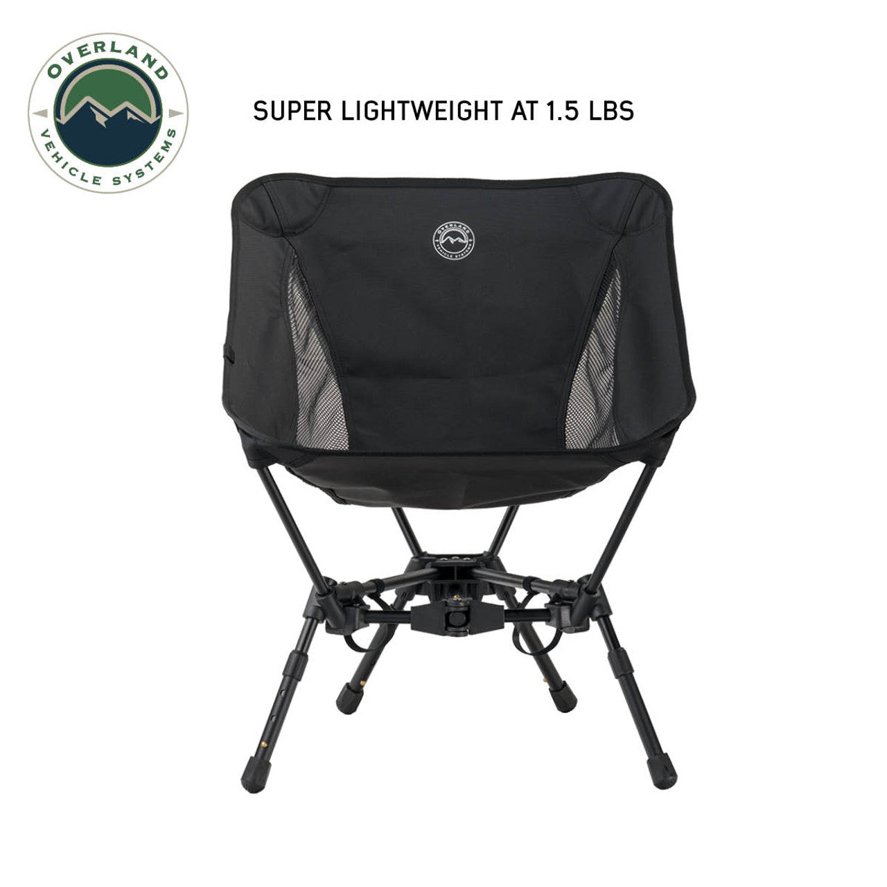 Overland Vehicle Systems Compact Camping Chair with Collapsible Aluminum Frame