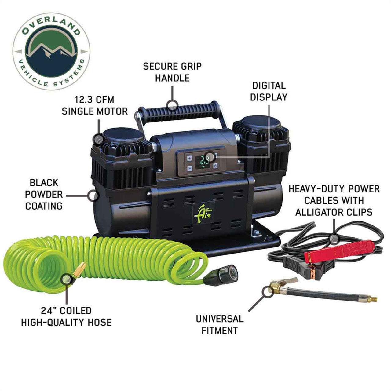 EGOI Portable Air Compressor System | Single/Dual Motor Power