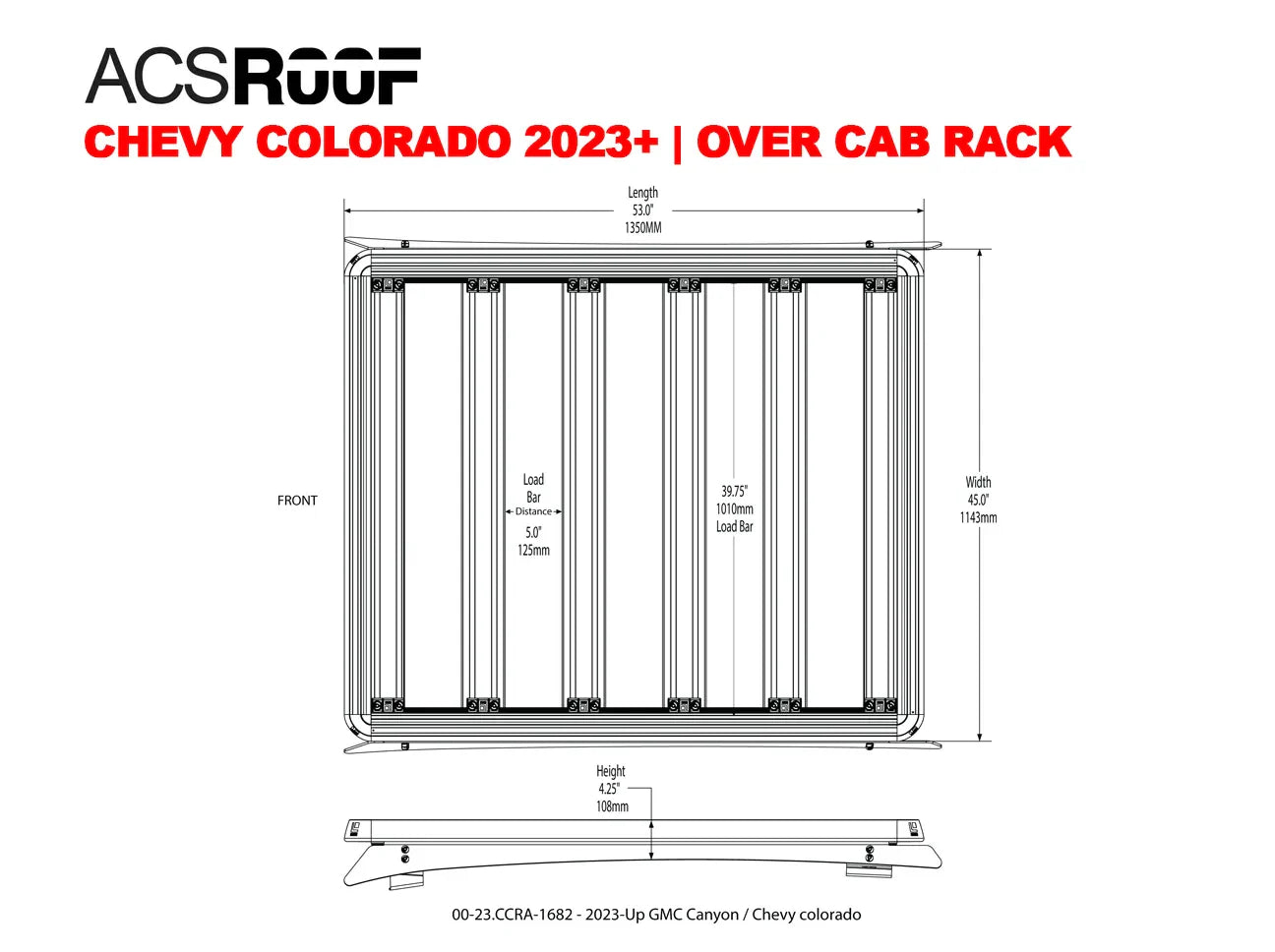 Leitner Designs ACS FORGED TONNEAU Rack | Nissan Frontier