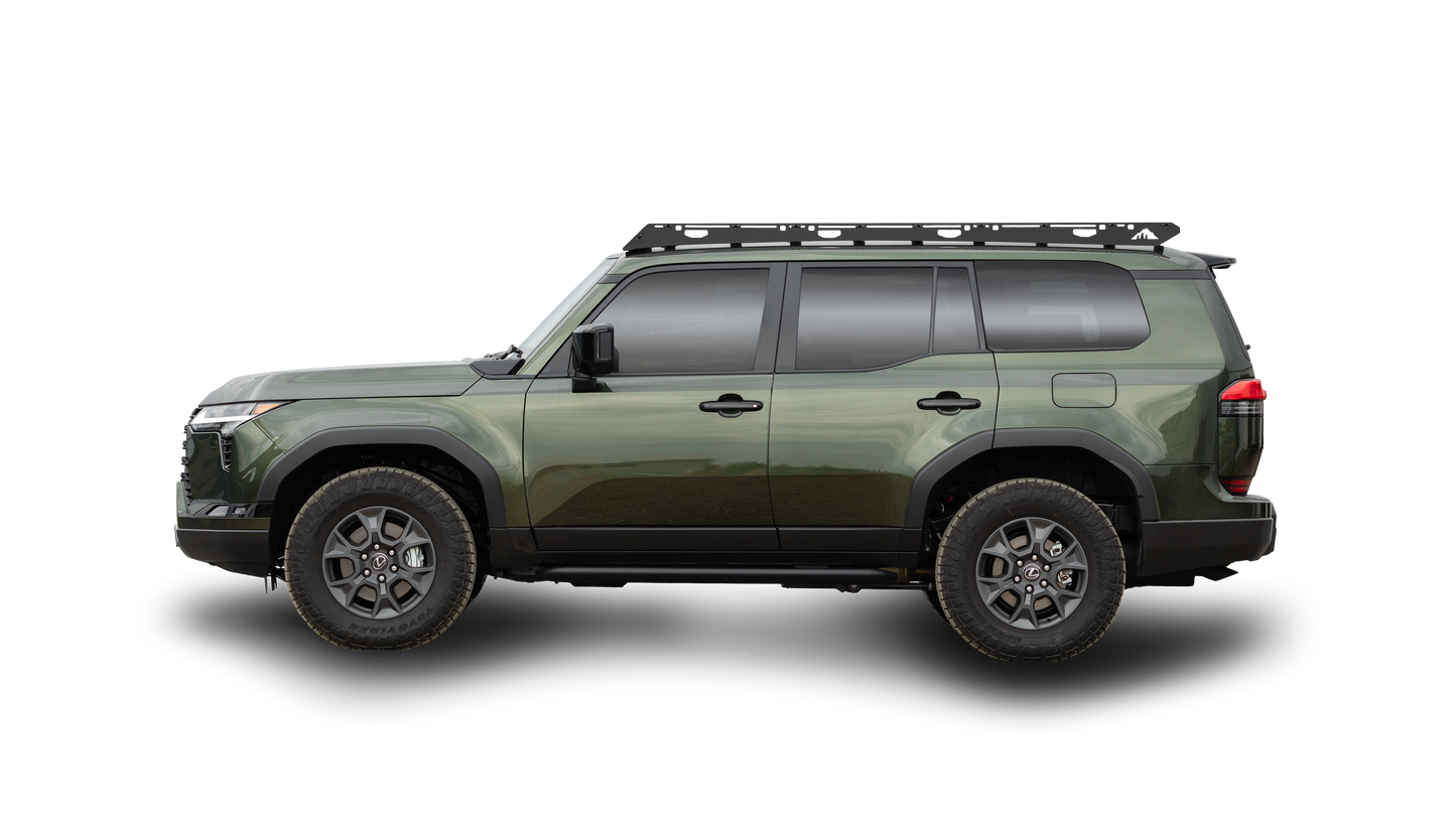 Sherpa The Atlas Roof Rack for 2024 Toyota Land Cruiser Lexus GX550 Full-Length Black
