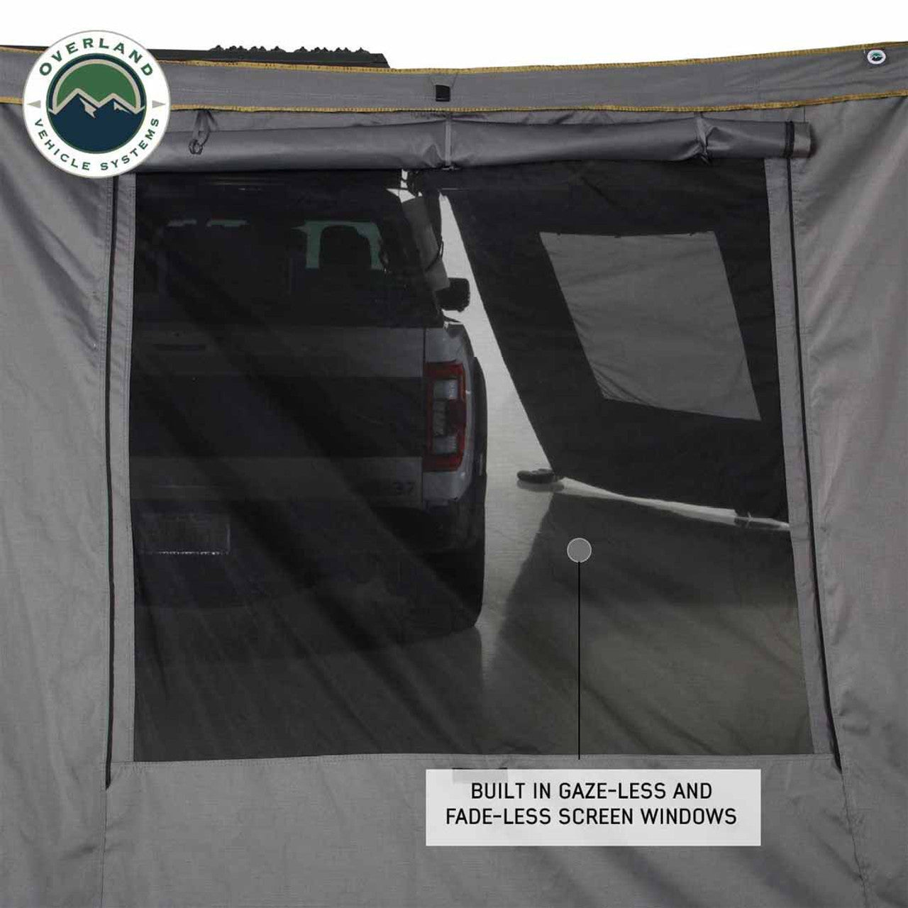 Overland Vehicle Systems HD Nomadic 270 Awning Wall 2 With Window - Passenger Side
