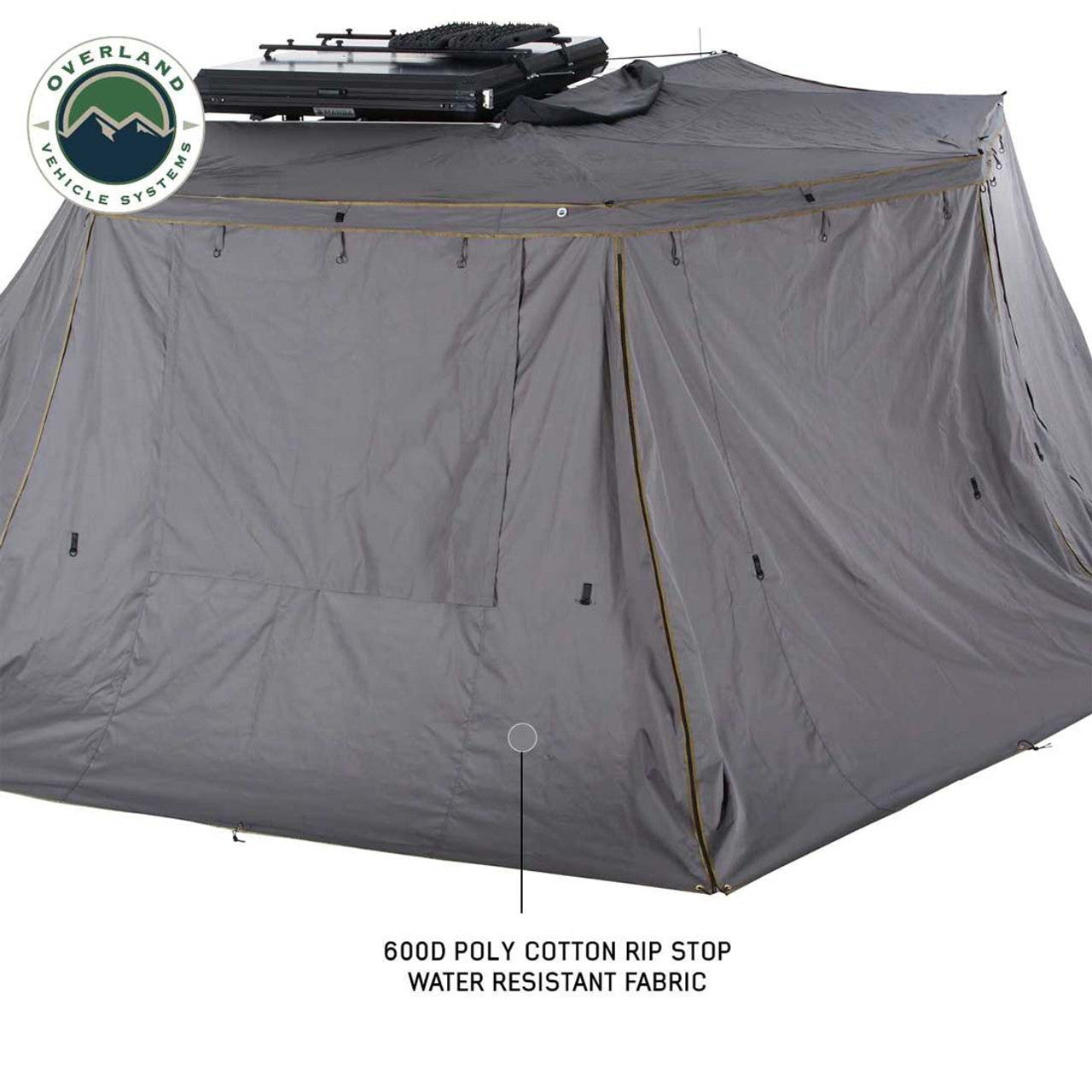 Overland Vehicle Systems HD Nomadic 270 Awning Wall 2 With Window - Passenger Side