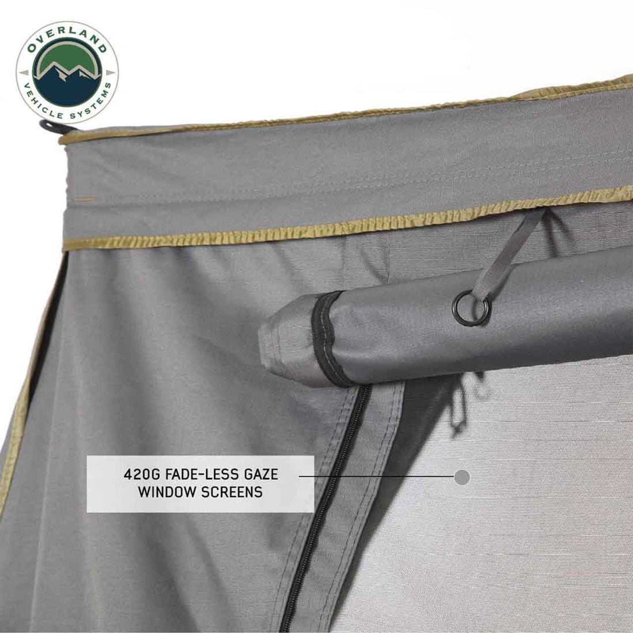 Overland Vehicle Systems HD Nomadic 270 Awning Wall 2 With Window - Passenger Side