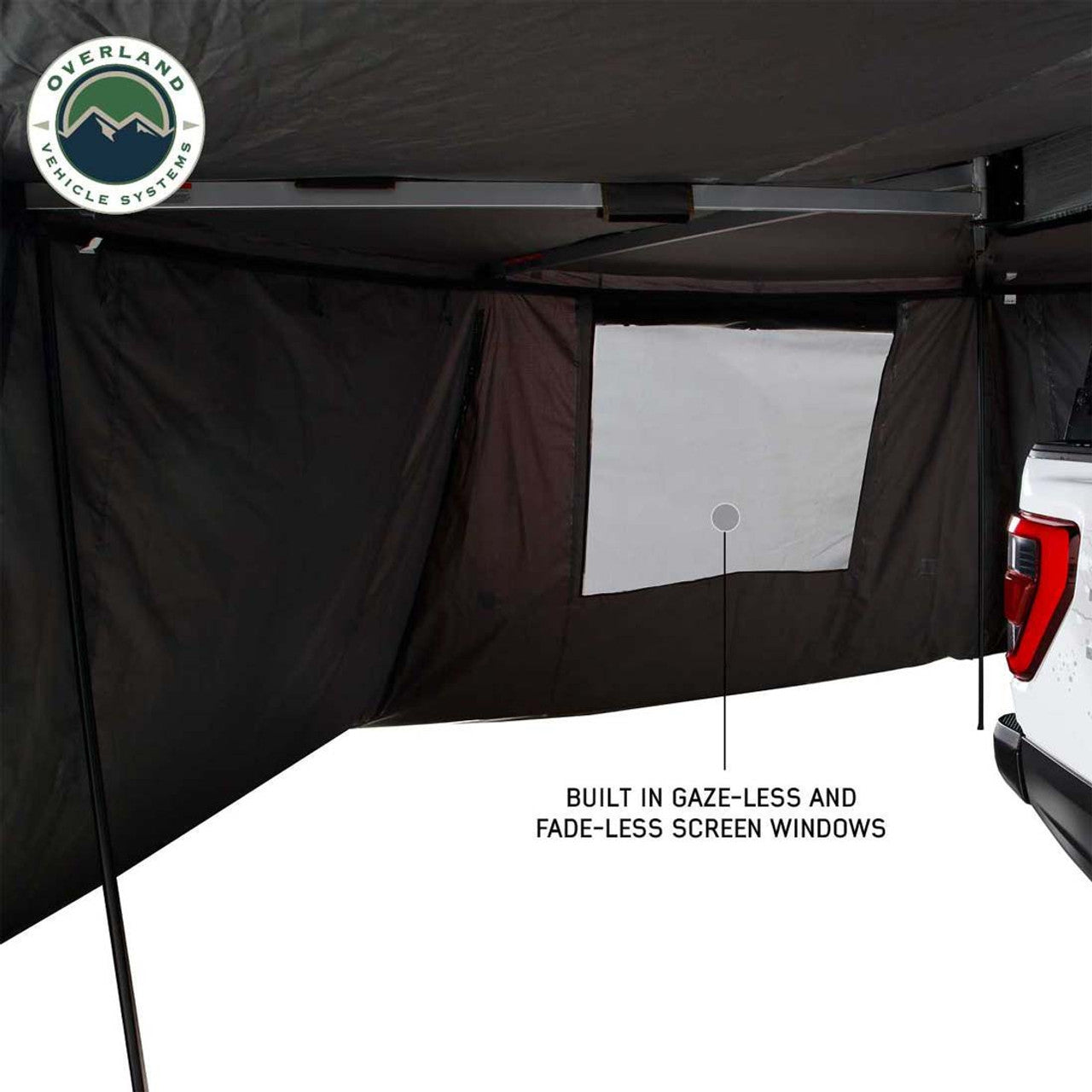 Overland Vehicle Systems HD Nomadic 270 Awning Wall 2 With Window - Passenger Side