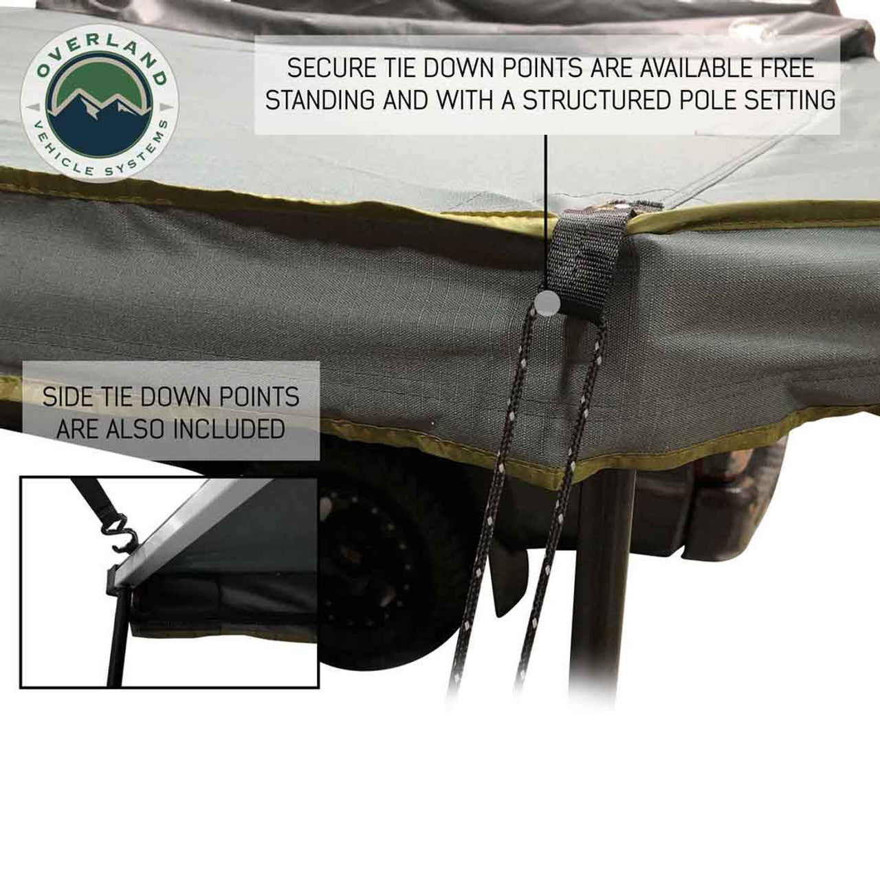 HD Nomadic 270 Degree Awning For Vans w/ Bracket Kit
