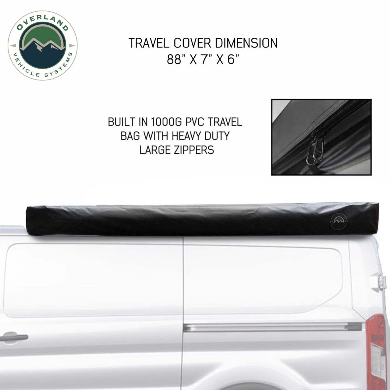 HD Nomadic 270 Degree Awning For Vans w/ Bracket Kit