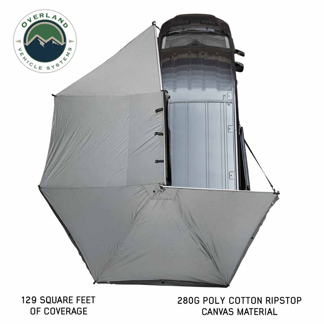 HD Nomadic 270 Degree Awning For Vans w/ Bracket Kit