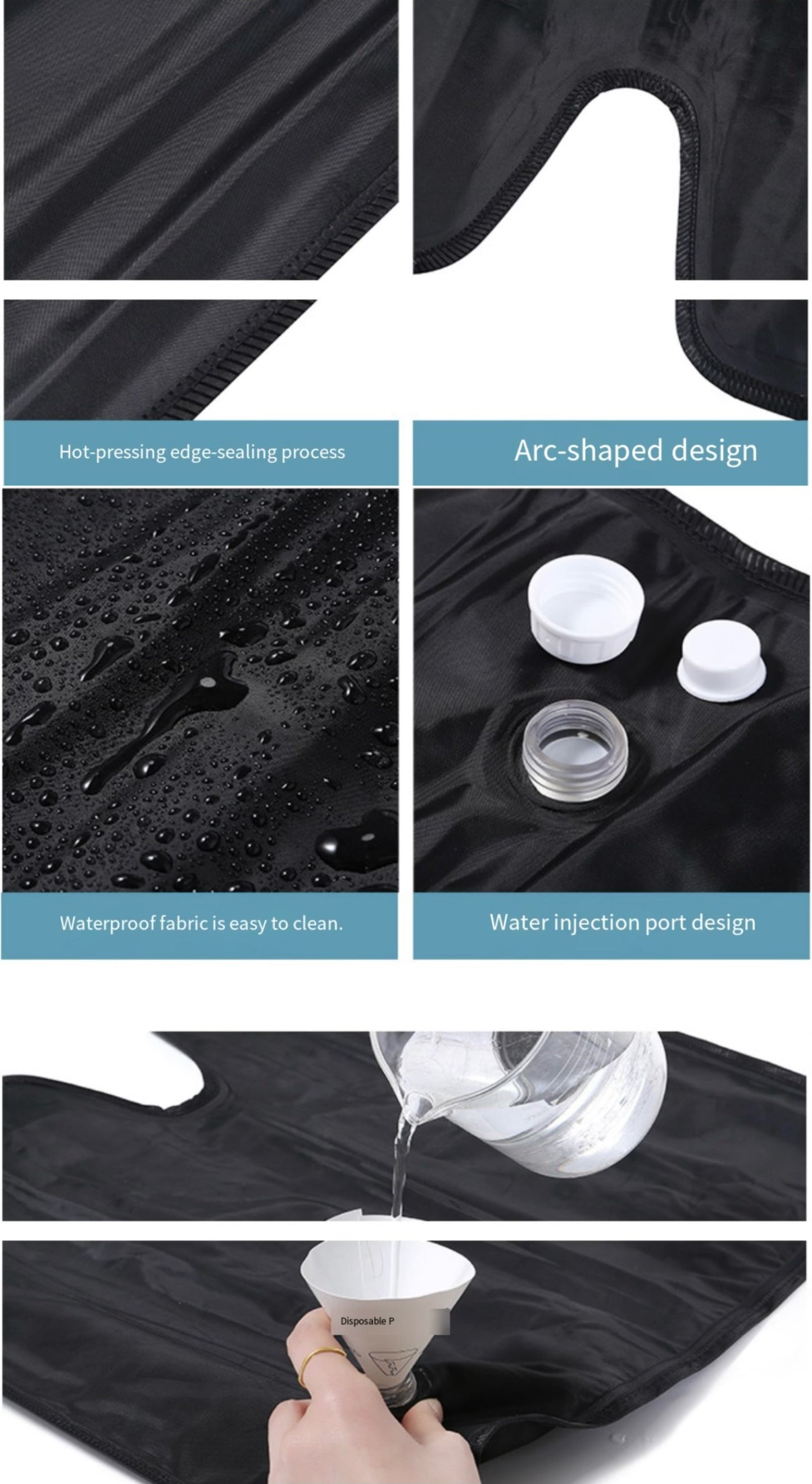 LITEGUEST U-Shaped Water Cooling Gel Seat Cushion – Summer Comfort