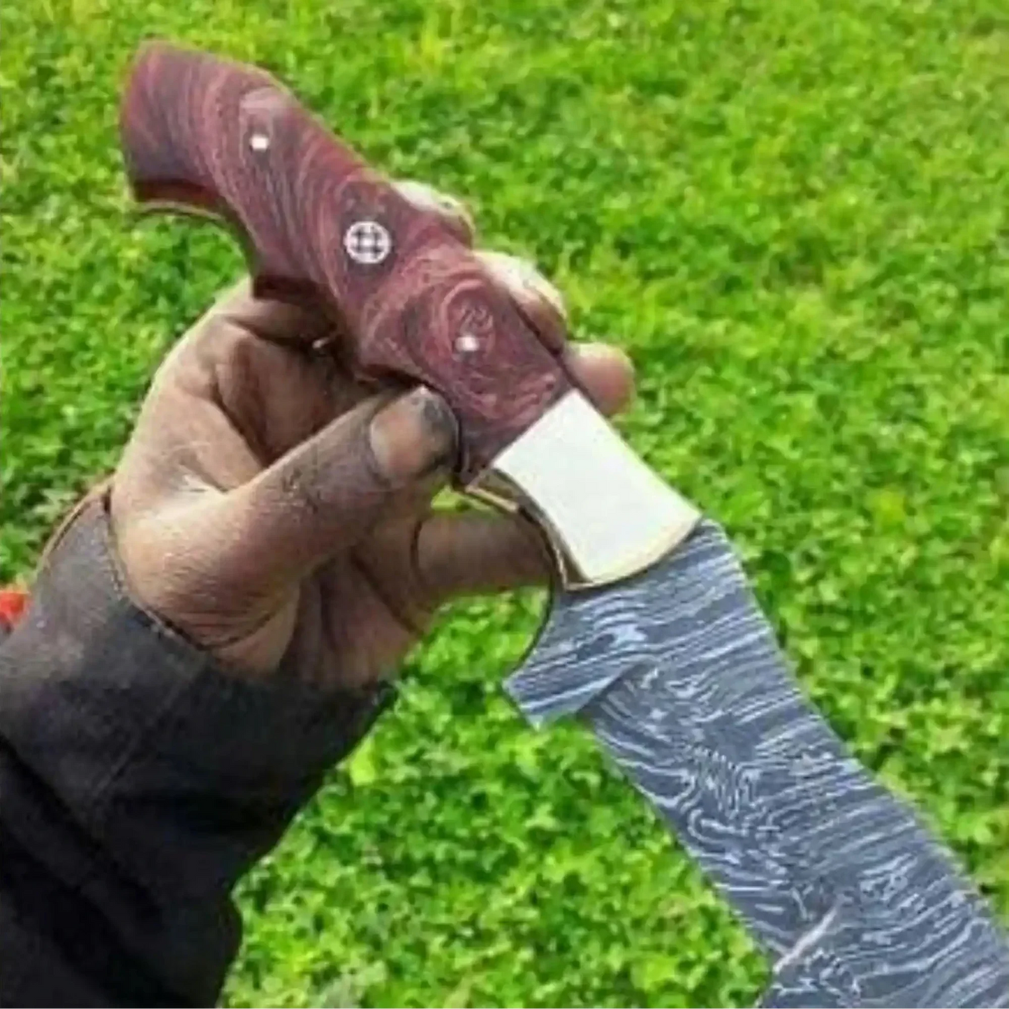 Custom Handmade Damascus Steel Tracker Knife / Hunting Knife DK-0129