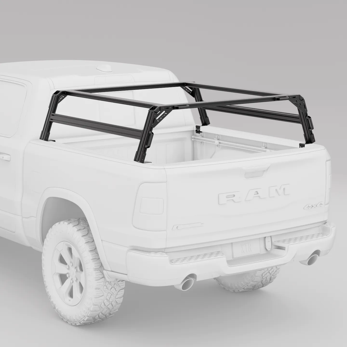 Dodge Ram 2500/3500 HD Pre-configured XTR1 Bed Rack (Straight Bed), 2019+ Ram HD Regular Straight Bed (6.5ft) / 17