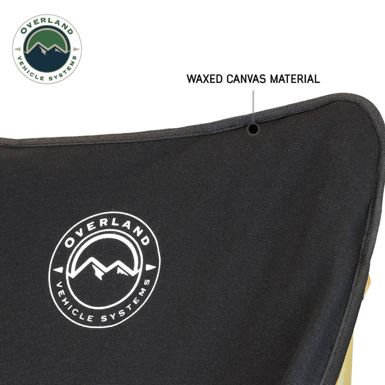 Overland Vehicle Systems Kick It Camp Chair - Wood Base & Storage Bag
