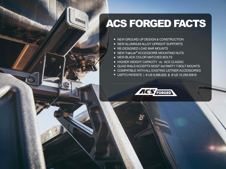 Leitner Designs ACS FORGED NDNS | No-Drill Active Cargo System For Toyota Tacoma