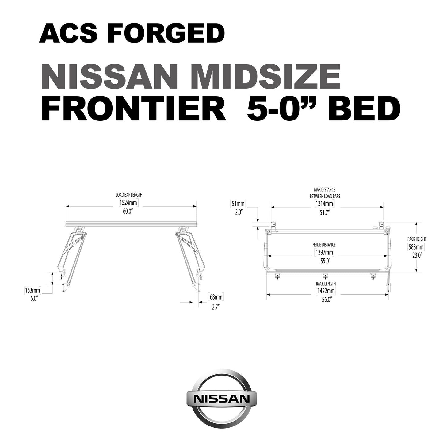 Leitner Designs ACS FORGED | Active Cargo System For Nissan Frontier