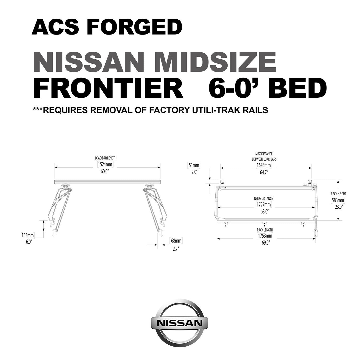 Leitner Designs ACS FORGED | Active Cargo System For Nissan Frontier