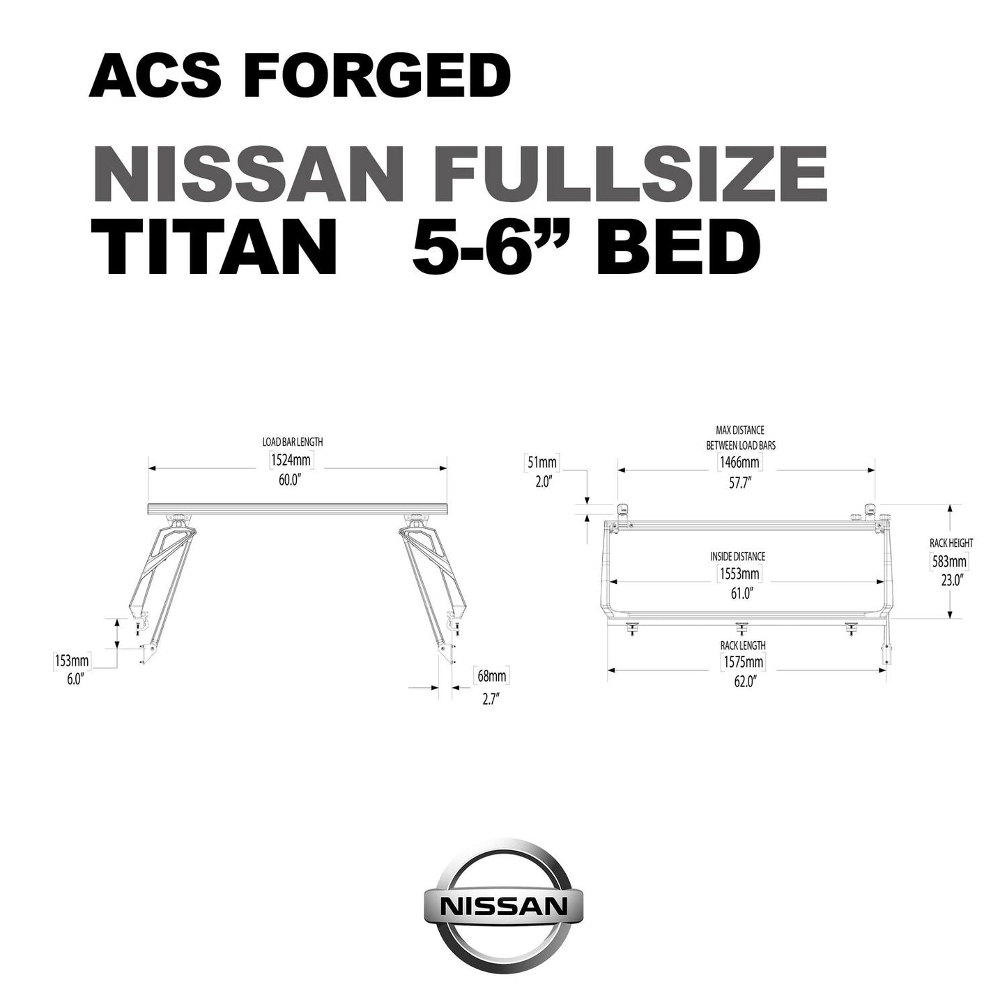 Leitner Designs ACS FORGED | Active Cargo System For Nissan Frontier