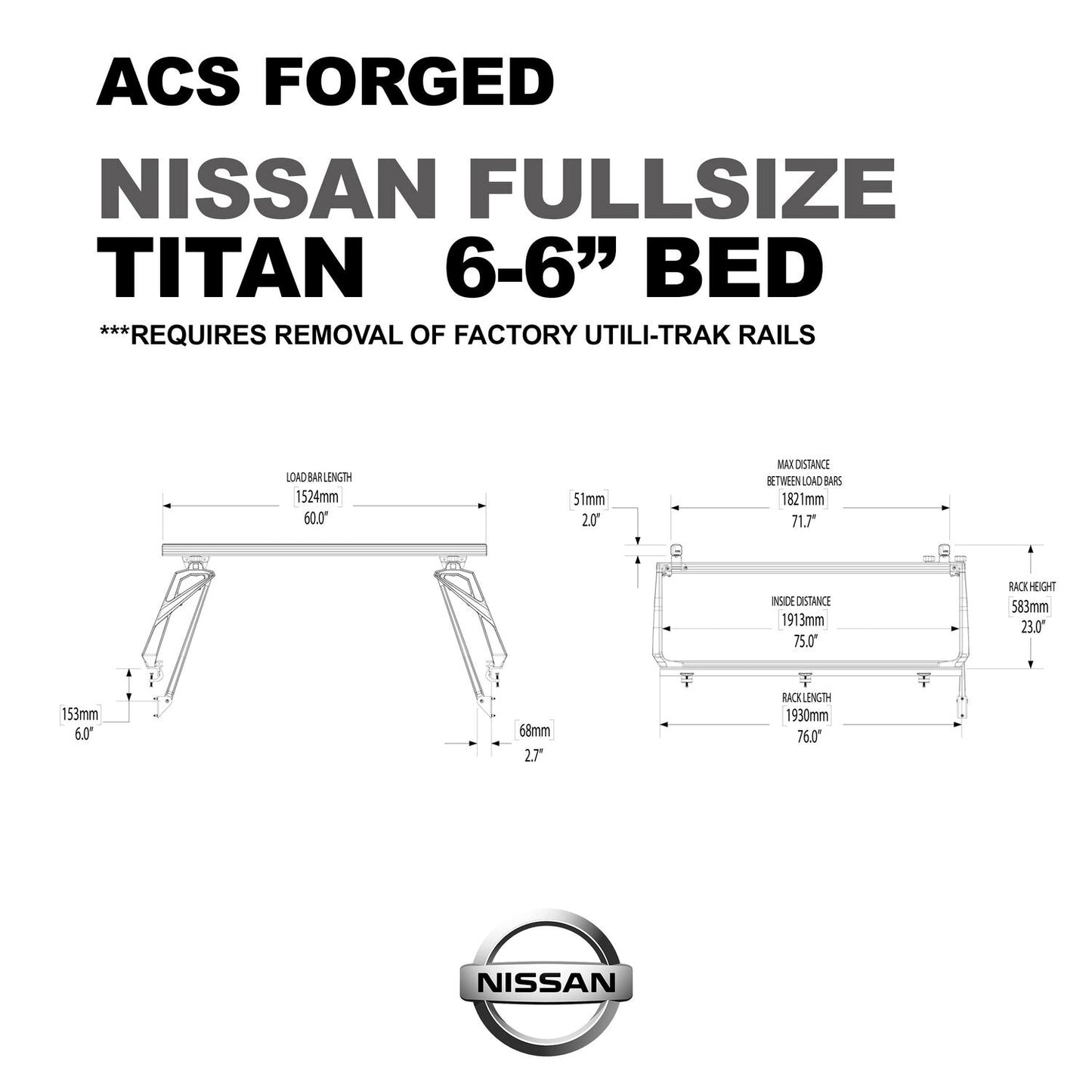 Leitner Designs ACS FORGED | Active Cargo System For Nissan Frontier