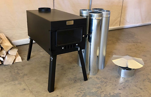 Northwoods Fabrication Explorer Stove Kit | Portable Heating Solution