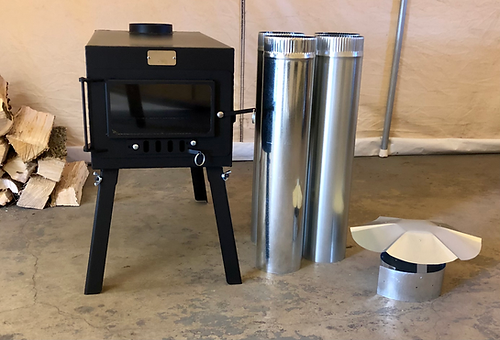 Northwoods Fabrication Explorer Stove Kit | Portable Heating Solution