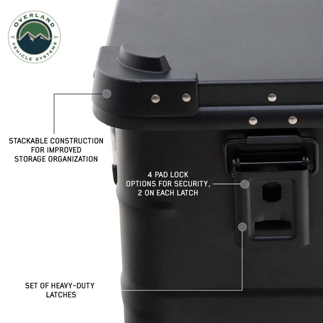 OVS Aluminum Storage Box 53QT – Durable, Weatherproof Gear
