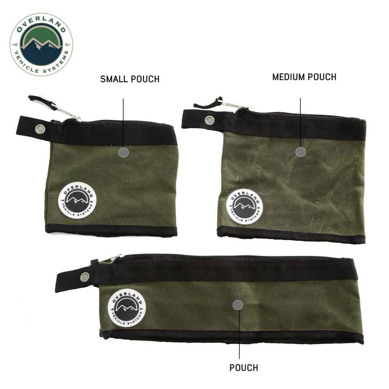 OVS Canyon Wax Canvas 3-Bag Set - Small/Medium Gear Storage