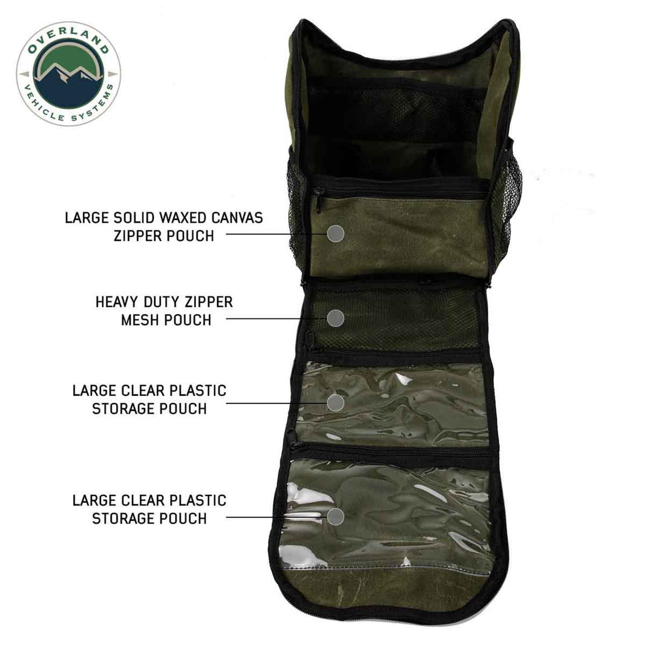 OVS Canyon Wax Canvas Overnight Bag - Durable & Spacious