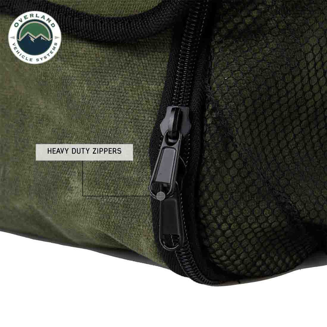 OVS Canyon Wax Canvas Overnight Bag - Durable & Spacious