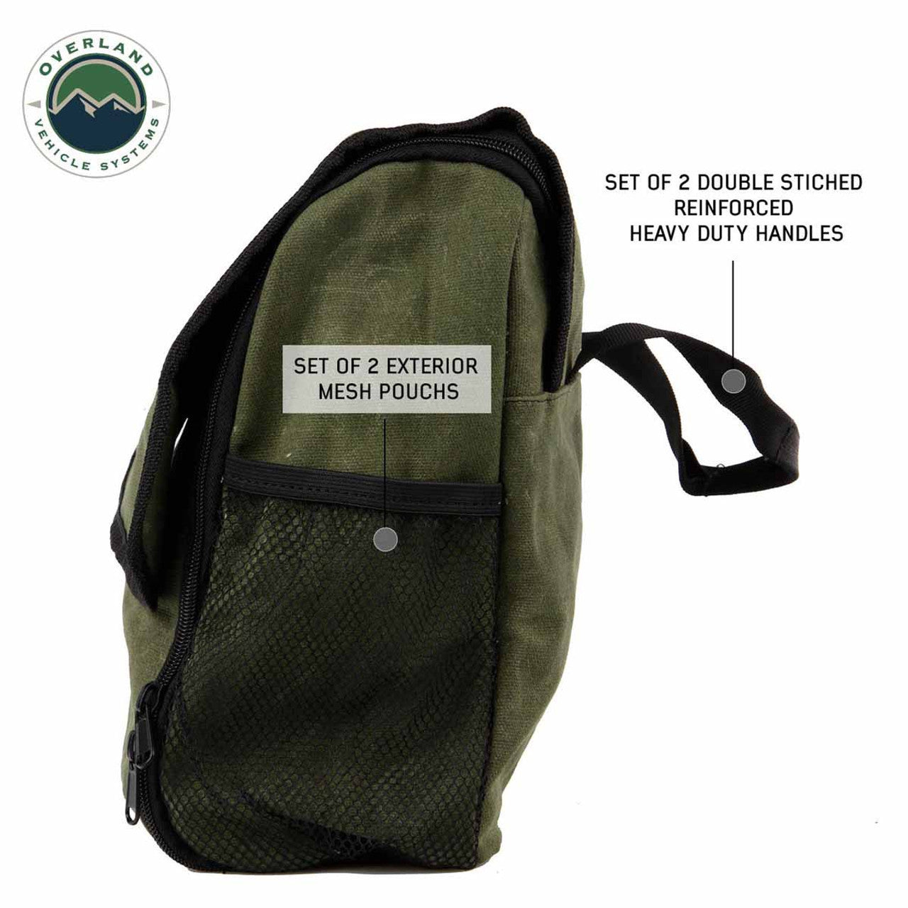 OVS Canyon Wax Canvas Overnight Bag - Durable & Spacious