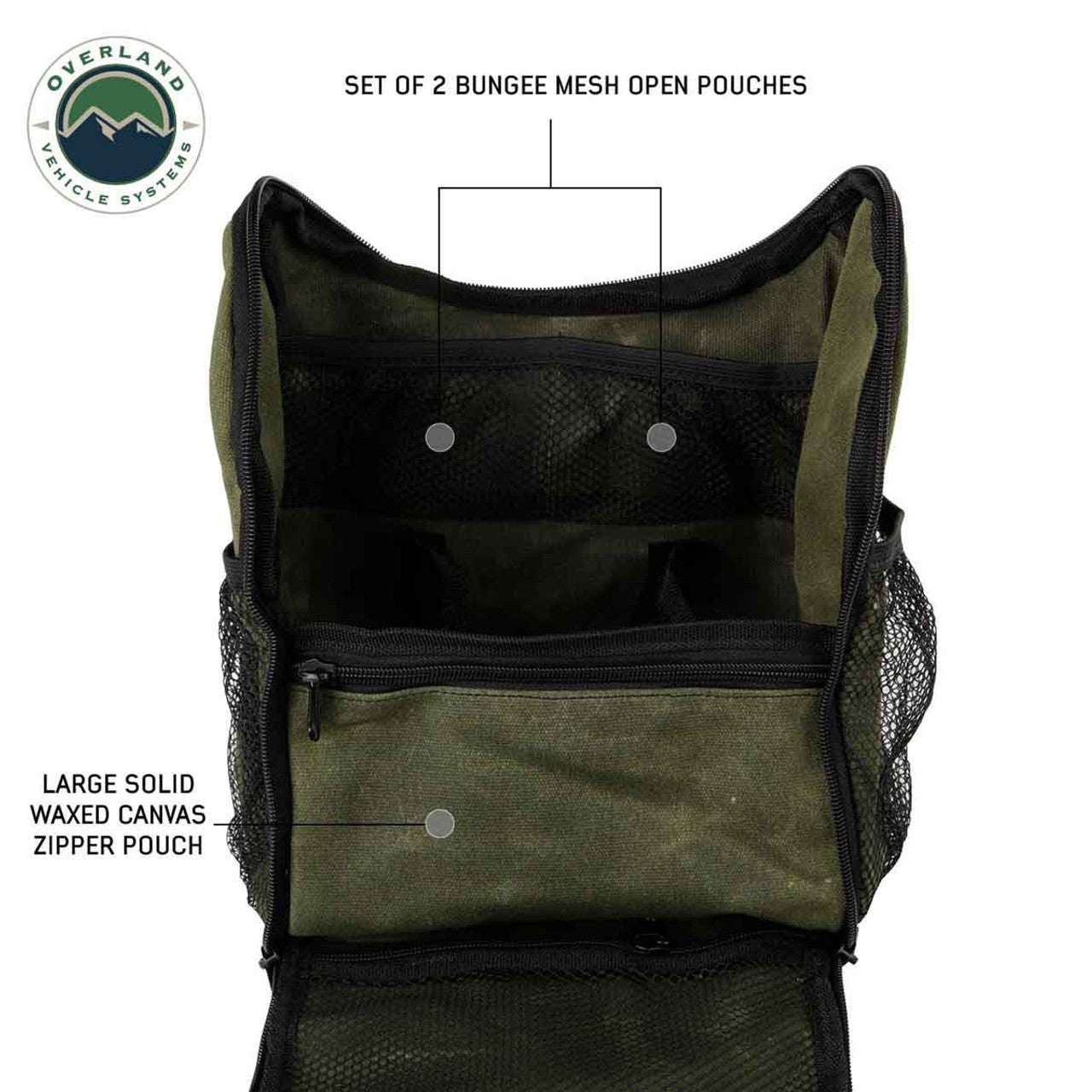 OVS Canyon Wax Canvas Overnight Bag - Durable & Spacious