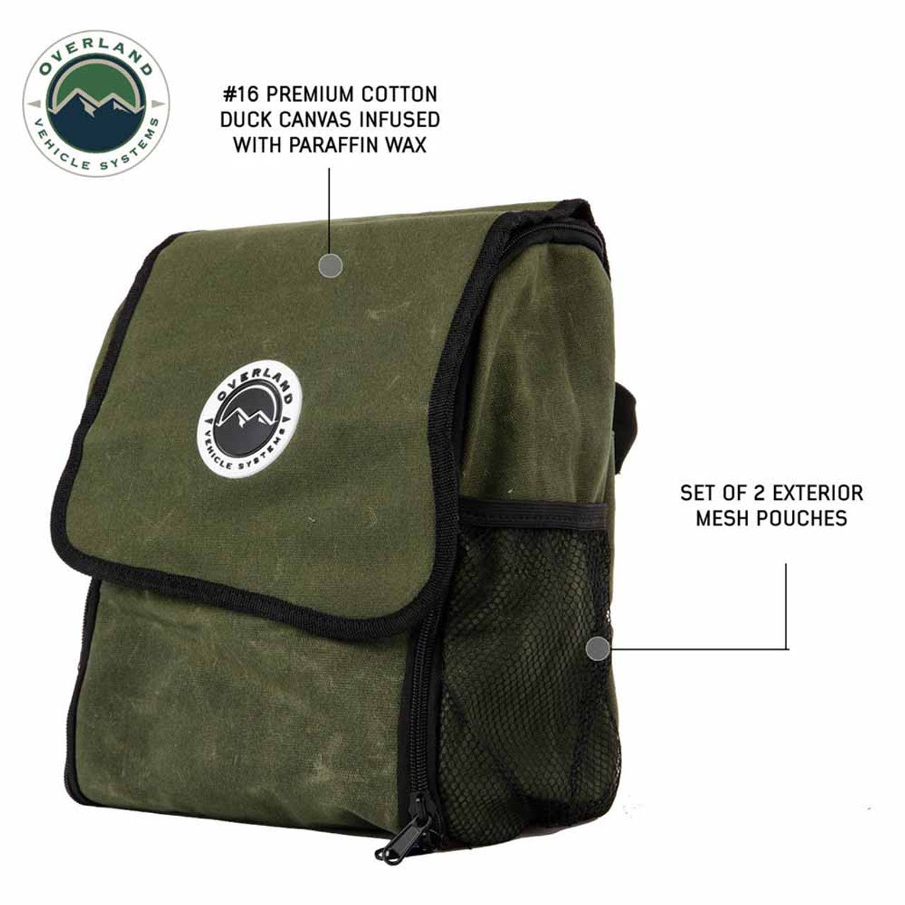 OVS Canyon Wax Canvas Overnight Bag - Durable & Spacious