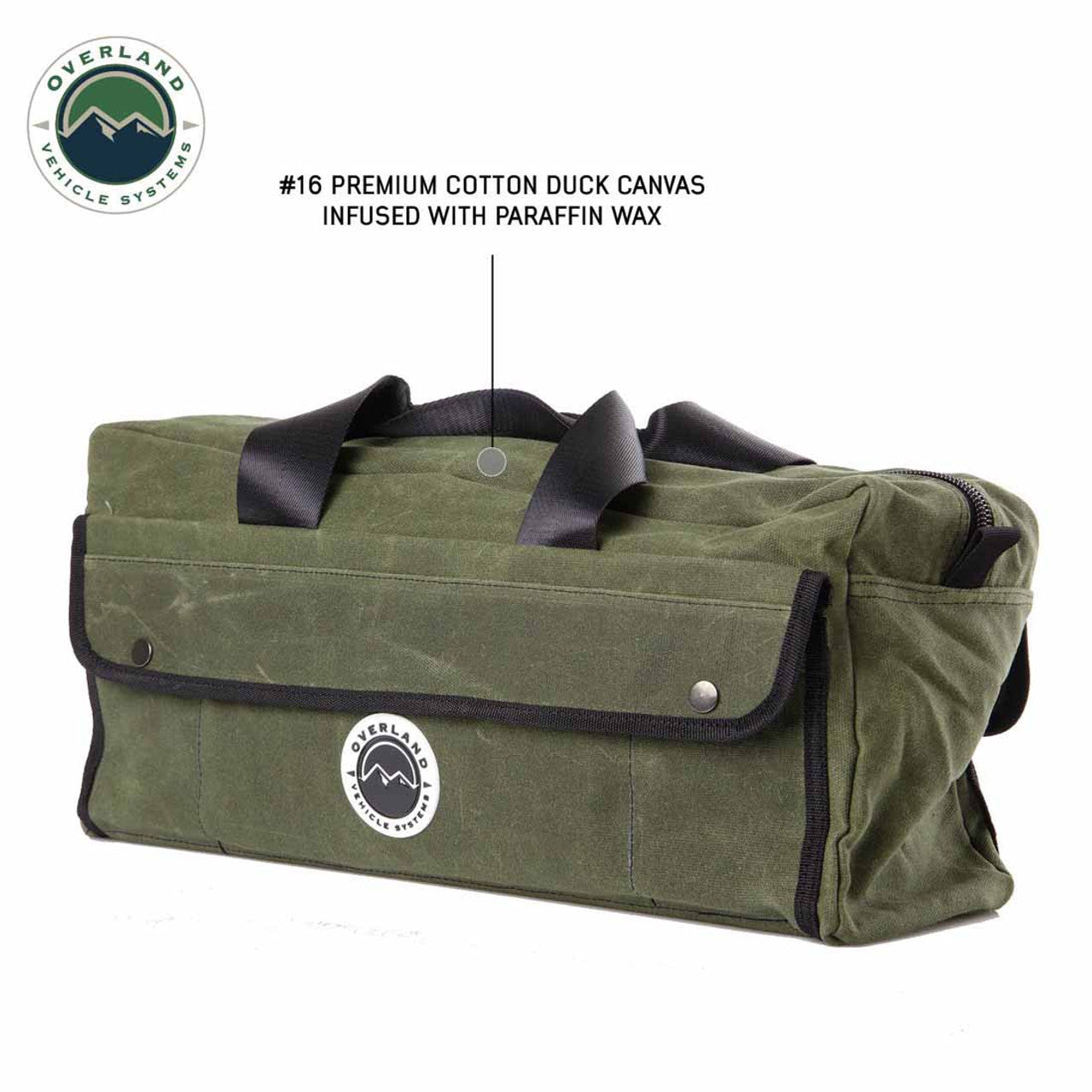 OVS Canyon Wax Canvas Small Duffle Bag | Durable Gear Storage