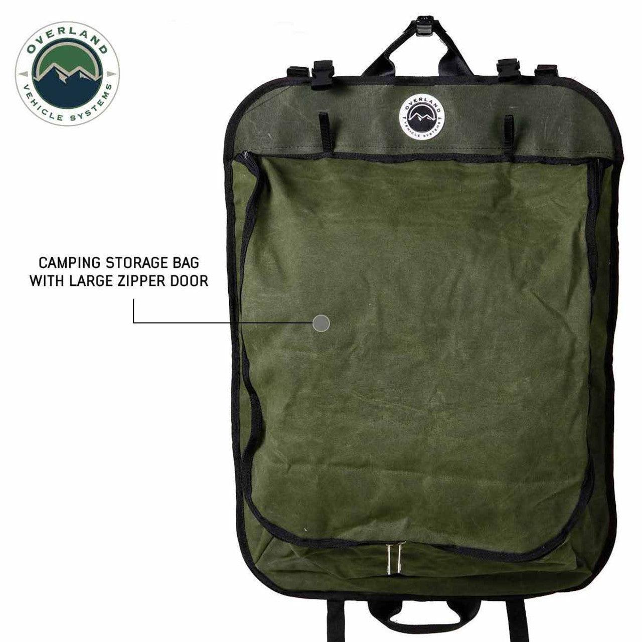 OVS Canyon Waxed Canvas Camping Gear Storage Bag - 8 Pockets