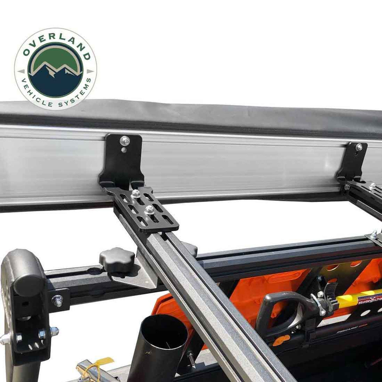 Overland Vehicle Systems Nomadic Awning Bracket Kit - Durable Mounting Solution