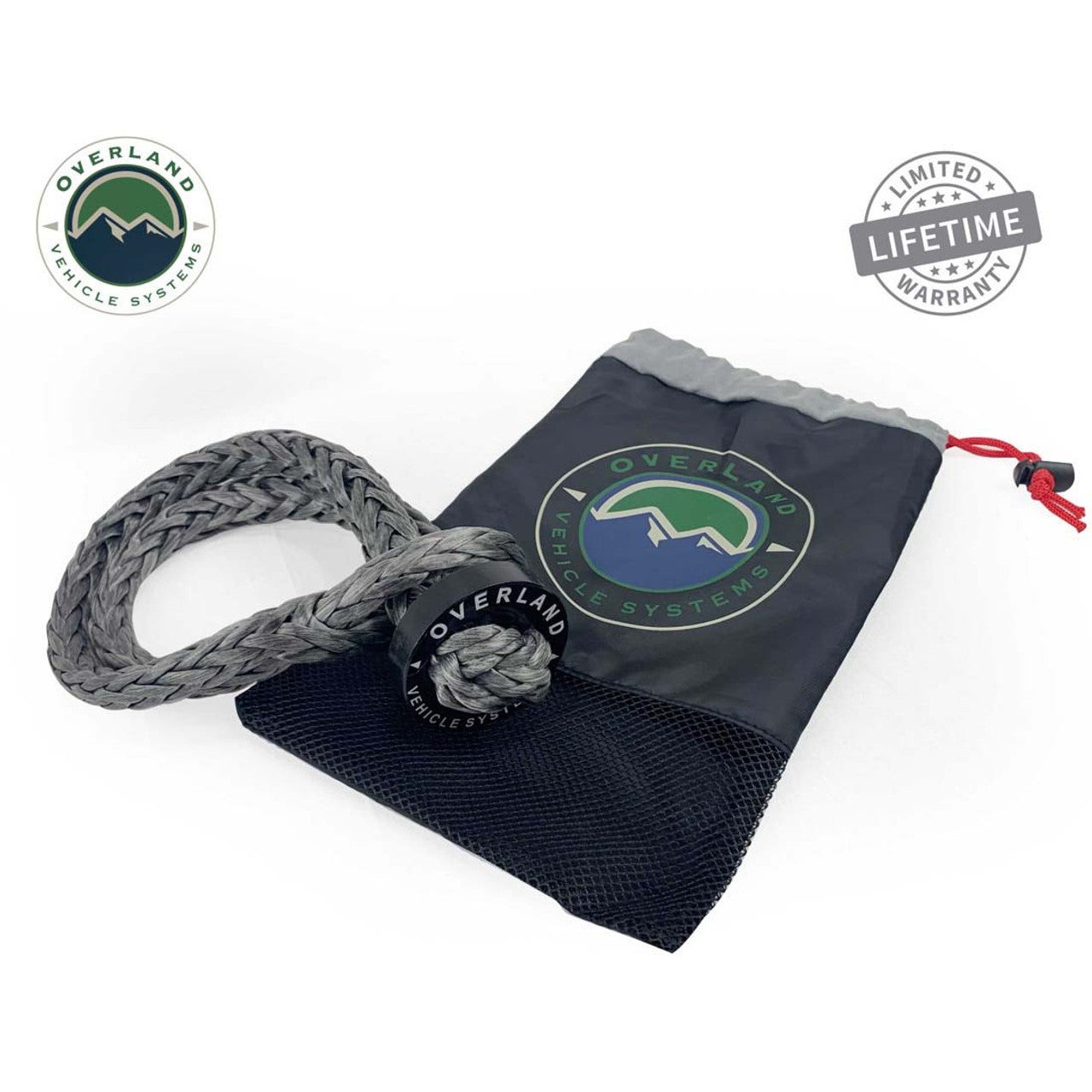 OVS Soft Shackle 7/16" x 22" 41,000 LB. With Collar & Storage Bag