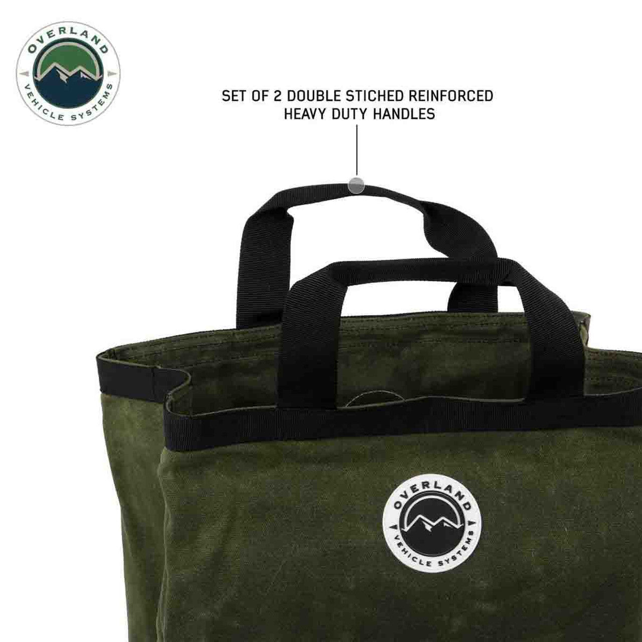 Overland Vehicle Systems Canyon Waxed Canvas Tote Bag