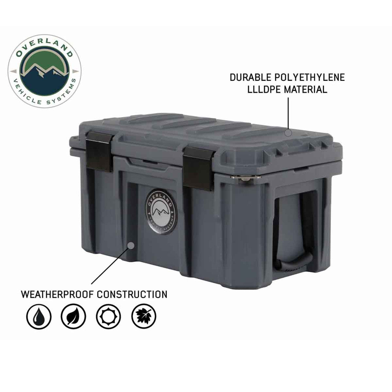 Overland Vehicle Systems D.B.S. 53 QT Dry Box | Dark Grey
